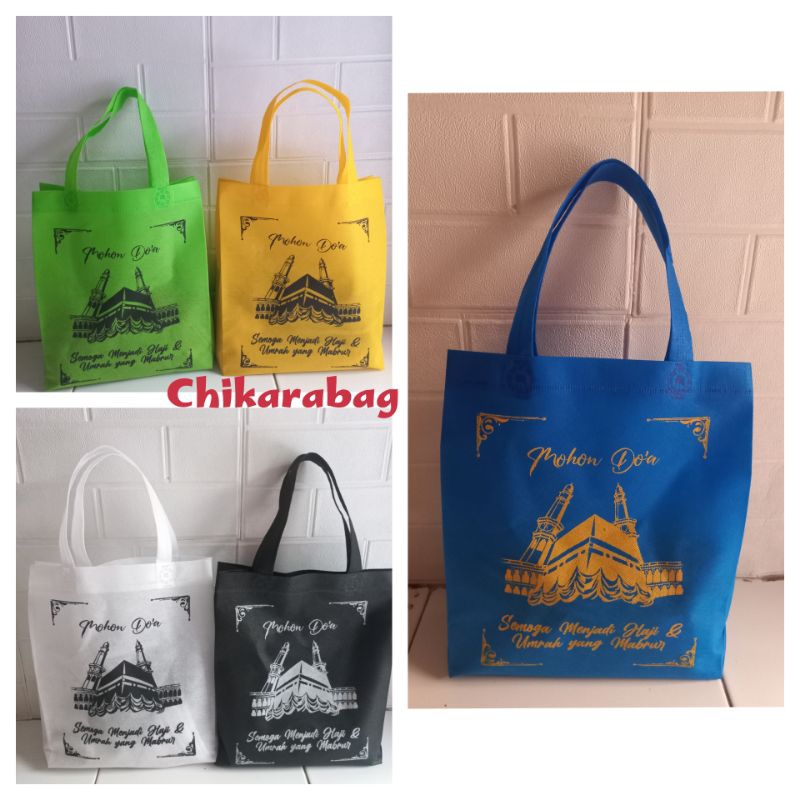 

TAS SPUNBOND HANDLE BAG EDISI UMROH&HAJI UKURAN 25X35