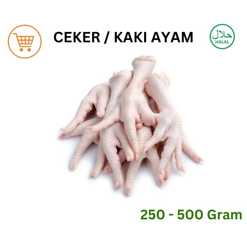 

Ceker / Kaki Ayam sudah dibersihkan Fresh 250Gram - 500 Gram