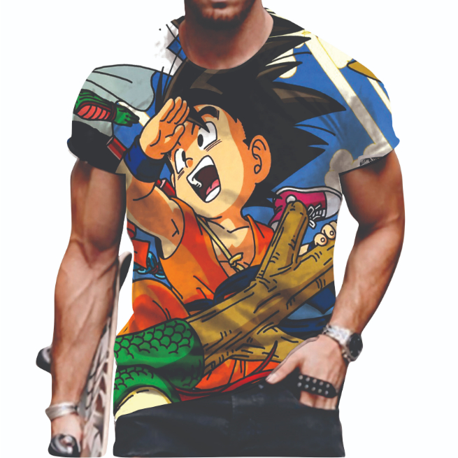 KAOS TAG THAILAND DRAGON BALL MIX AOP (ALL OF PRINT) | KAOS CARTOON KARTUN ANIME KOMIK COMIC FULLPRI