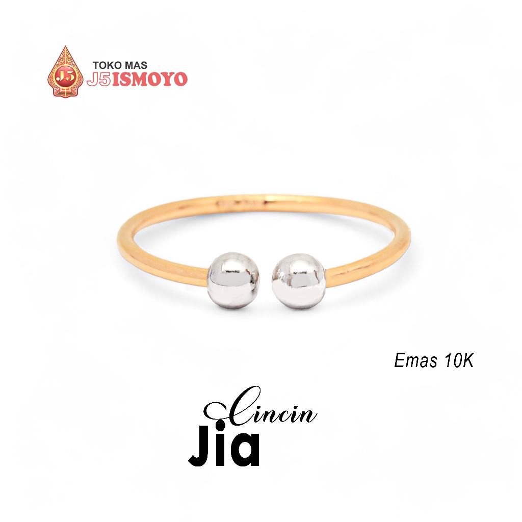 Cincin Emas 10 Karat Jia, Cincin korean style