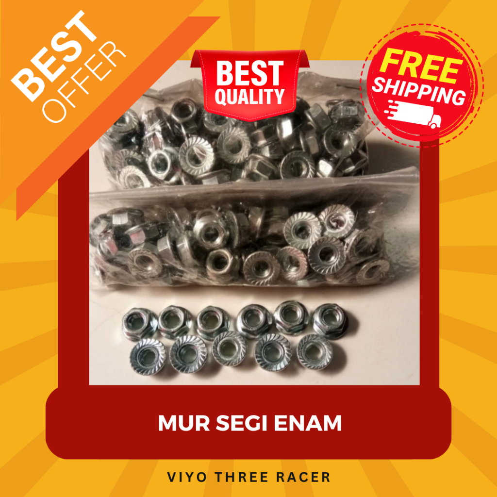 Mur Tanam atau Baut Segienam