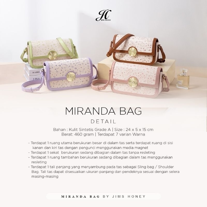 JIMS HONEY MIRANDA BAG PROMO