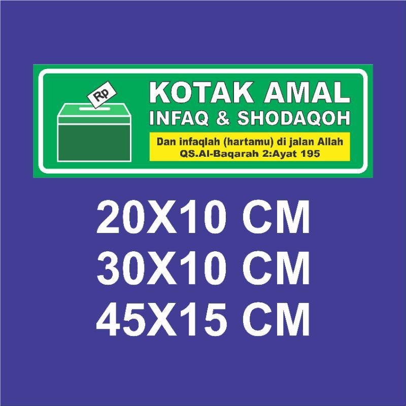 

STIKER KOTAK AMAL #INFAQ #MASJID #MUSHOLA