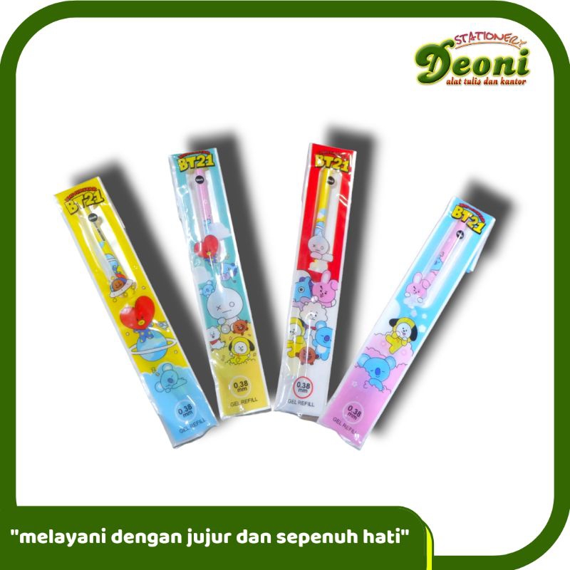 

Refil Pena Pulpen Gel Pen 0.38mm Hitam 2005