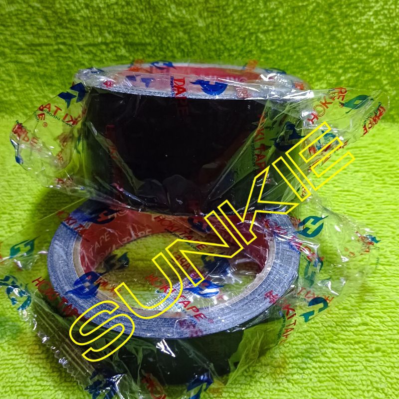 lakban kain hitam 2 inch/lakban kain hitam 48mm/lakban kain hitam besar