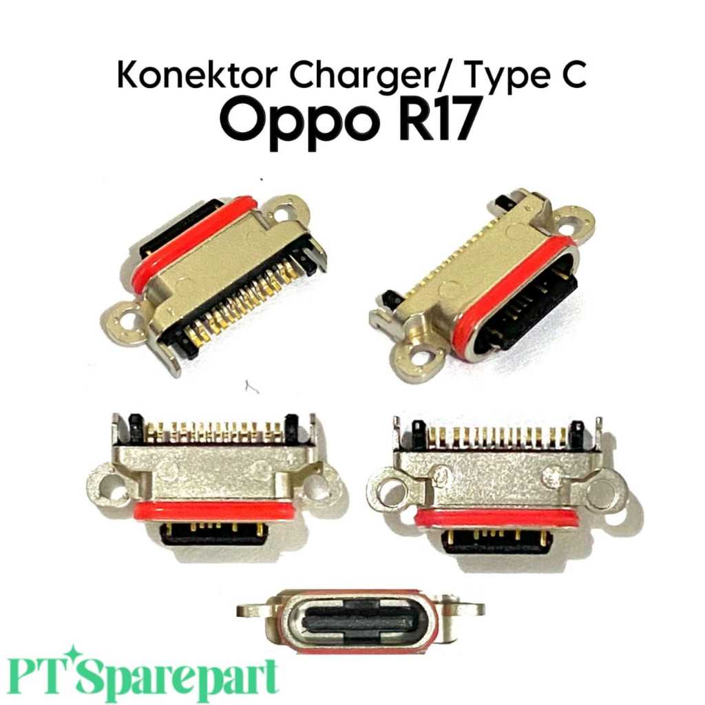 Konektor Charger Only Tipe C Oppo R17 / CPH1879 / PBEM00 - Connector Cas Charge Casan Charging