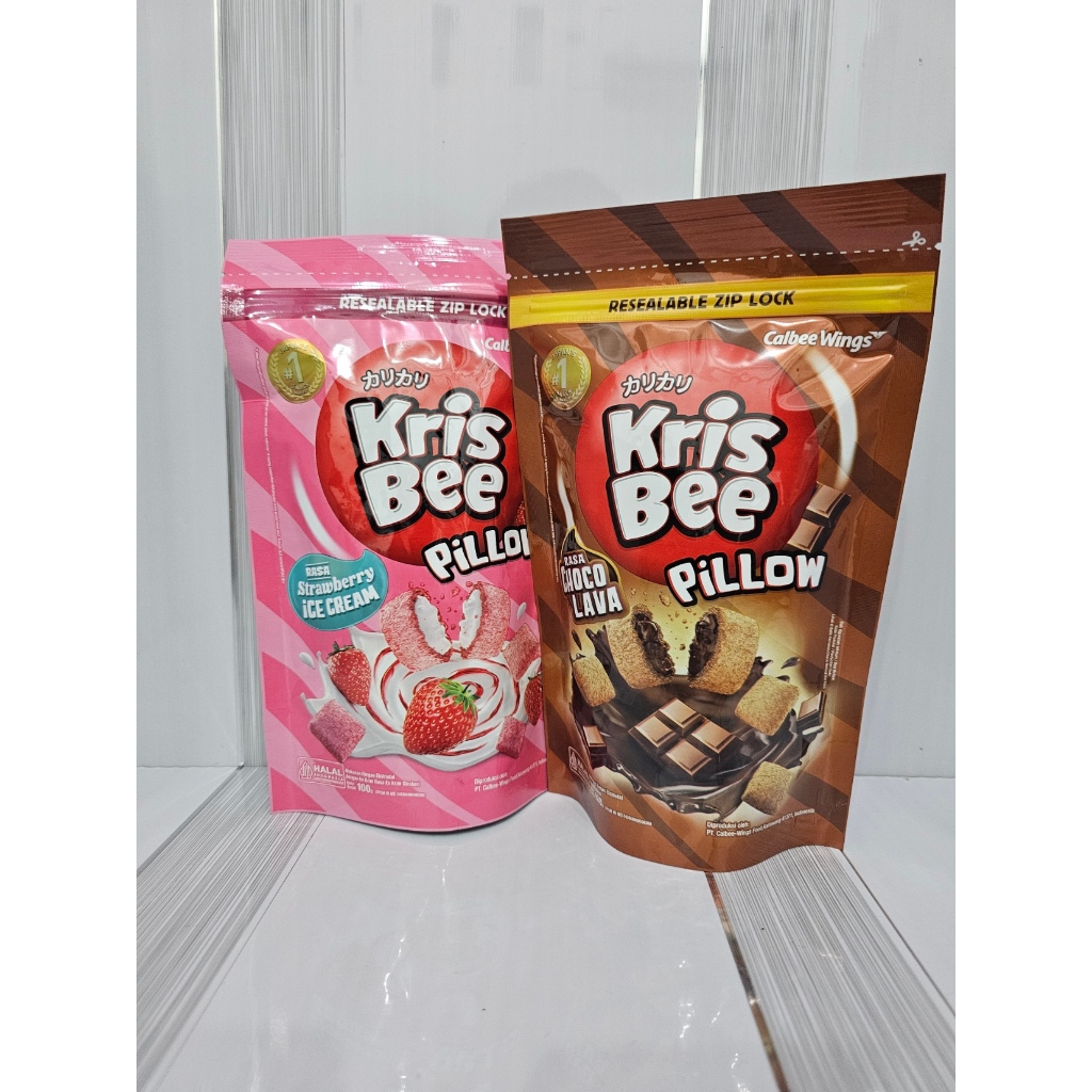 

Kris Bee Pillow 100g Choco Lava | Strawberry Ice Cream