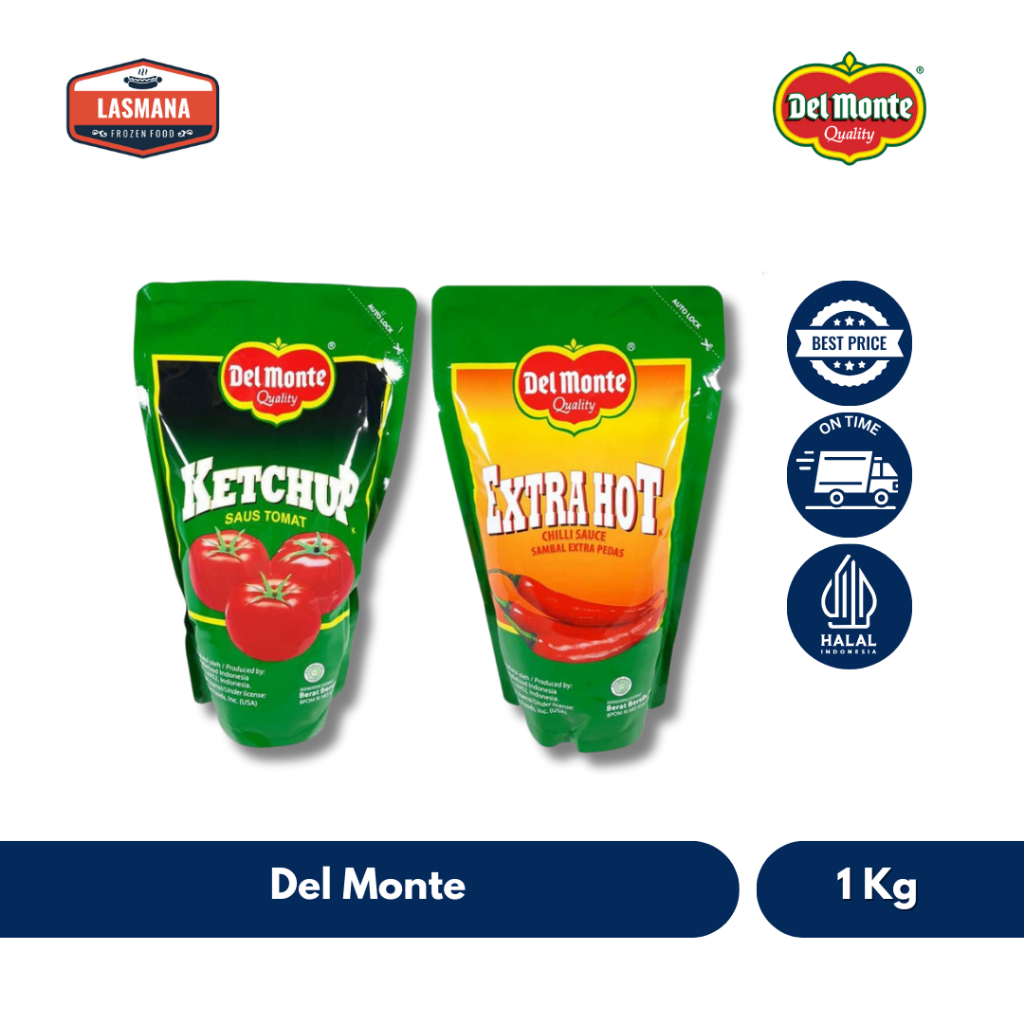 

Del Monte Saus Tomat/Sambal 1 kg