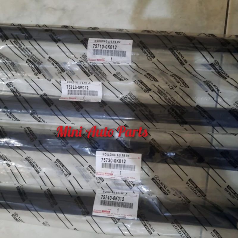 Pelipit KARET Kaca LUAR Pintu INNOVA Original