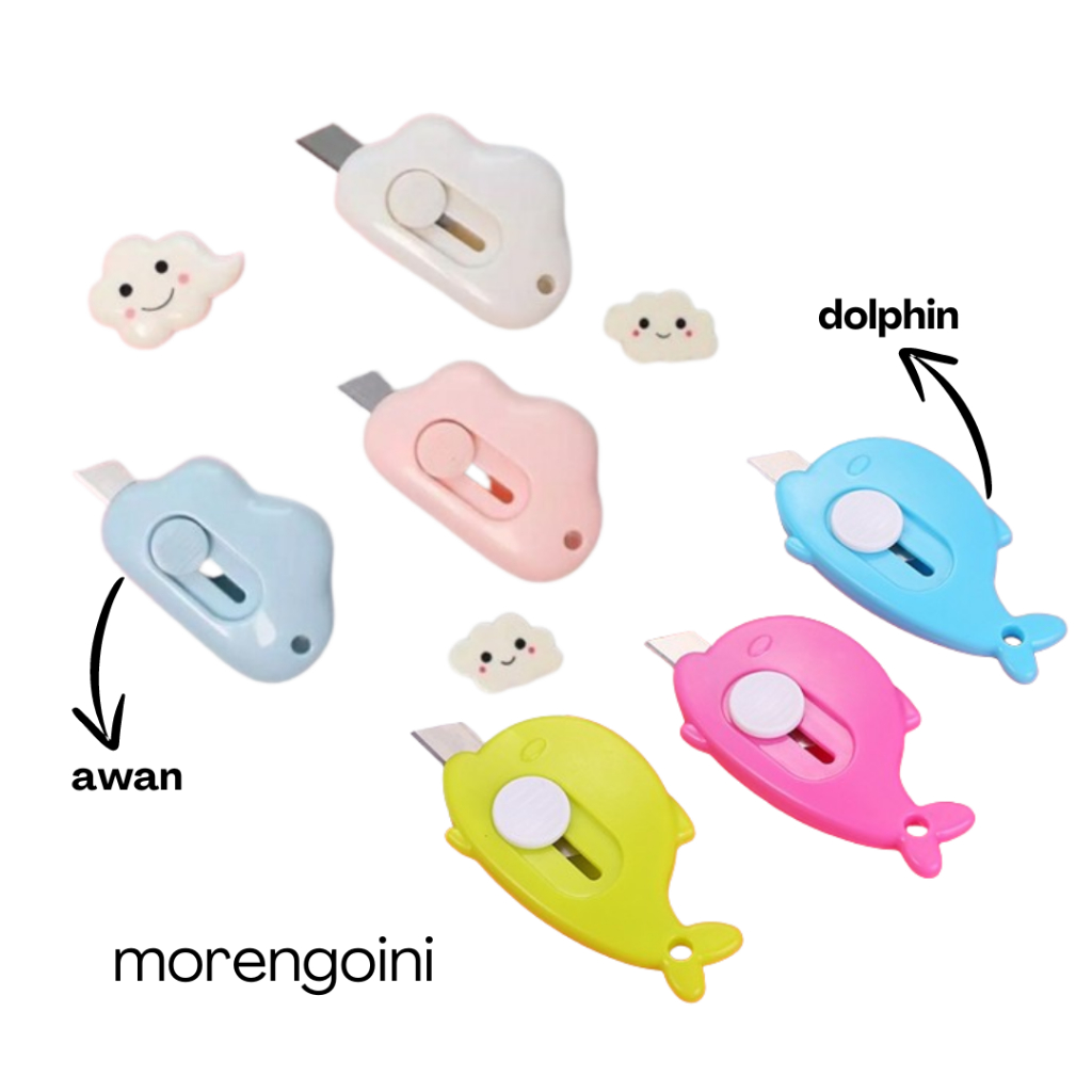 

❗❗ TOP ⚡ELLER ❗❗ Cutter Mini Viral Motif Lucu Pisau Cutter Kecil Papper Cut / harga bersaing