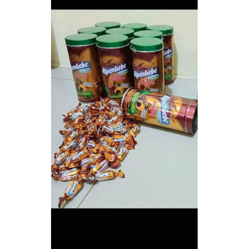 

Permen coklat Alpenliebe 1 kaleng isi 40 pcs /Permen salsa edisi lebaran / hampers permen / permen kopiko / permen edisi lebaran