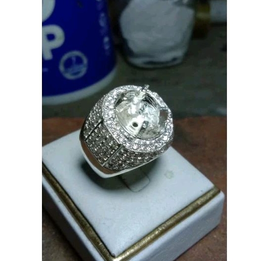 Ring perak model mewah