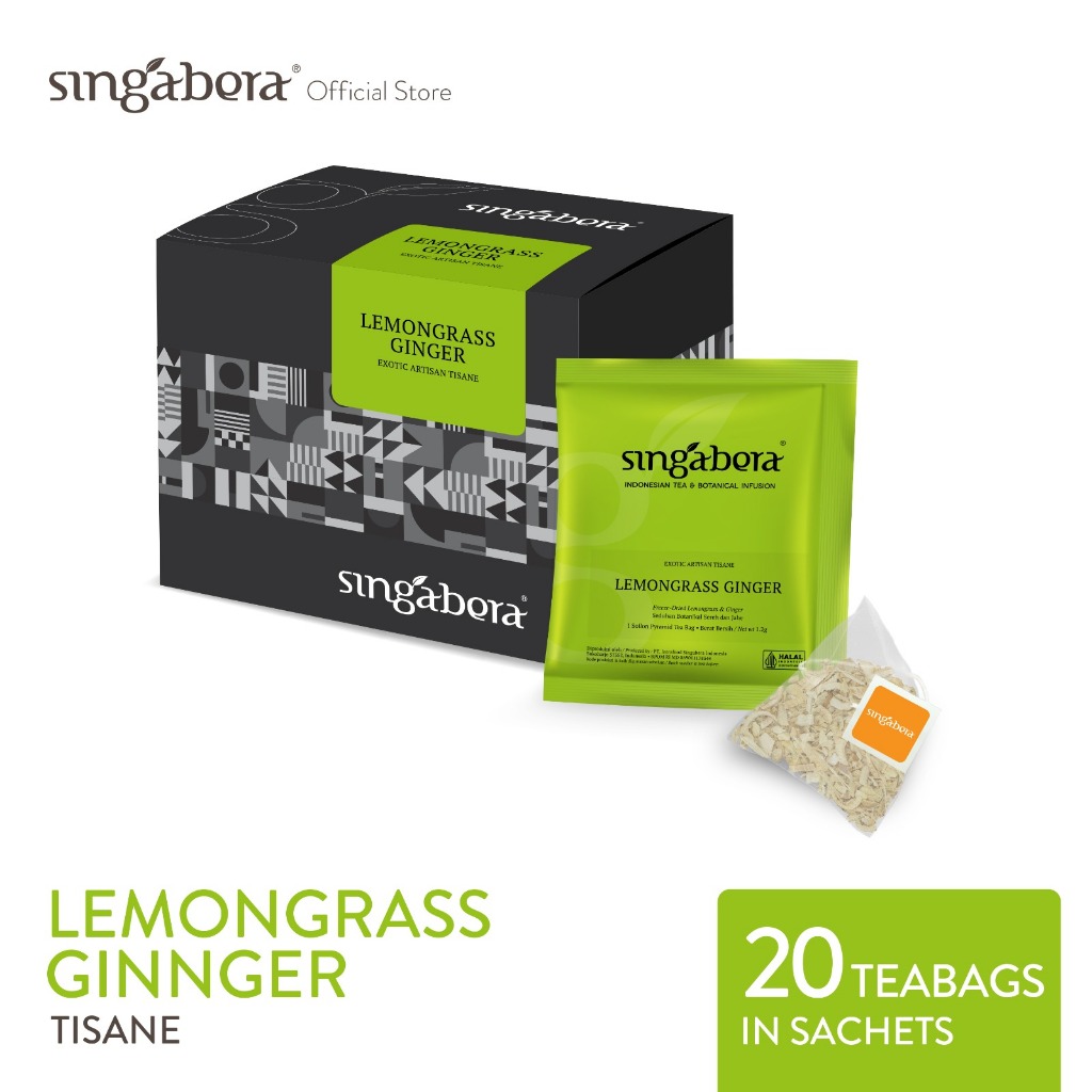 

Singabera Lemongrass Ginger - Herbal Infusion-4 box @ 20sachet