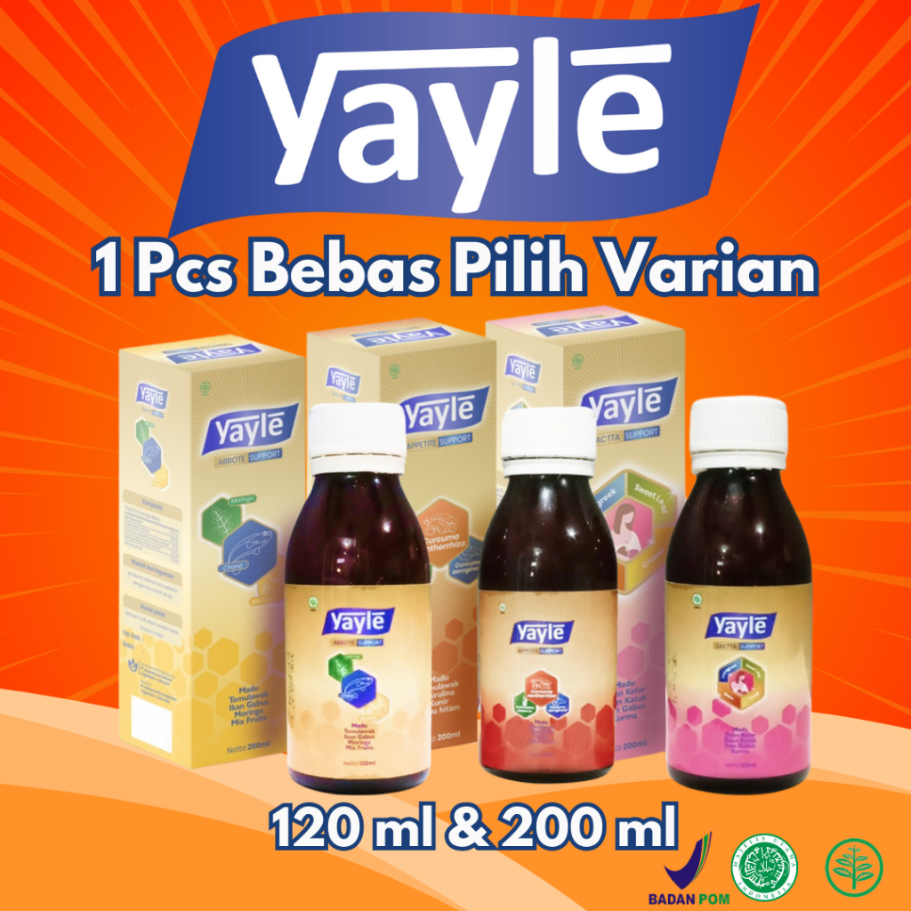 Madu yayle - semua vaarian 120ml & 200ml