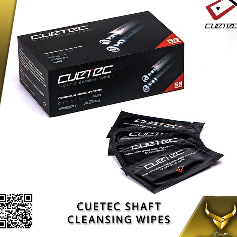 Cuetec Shaft Cleansing Wipes ( 58 Pcs )