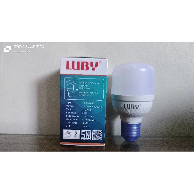 Bohlam LED Luby Diamond 12W