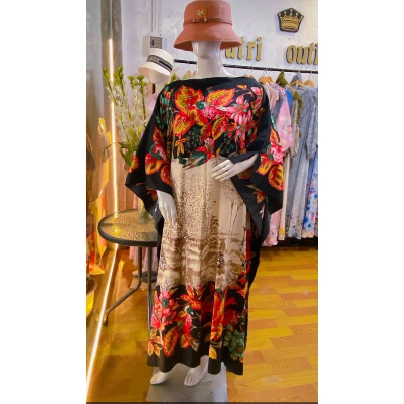 Kaftan silk printing import