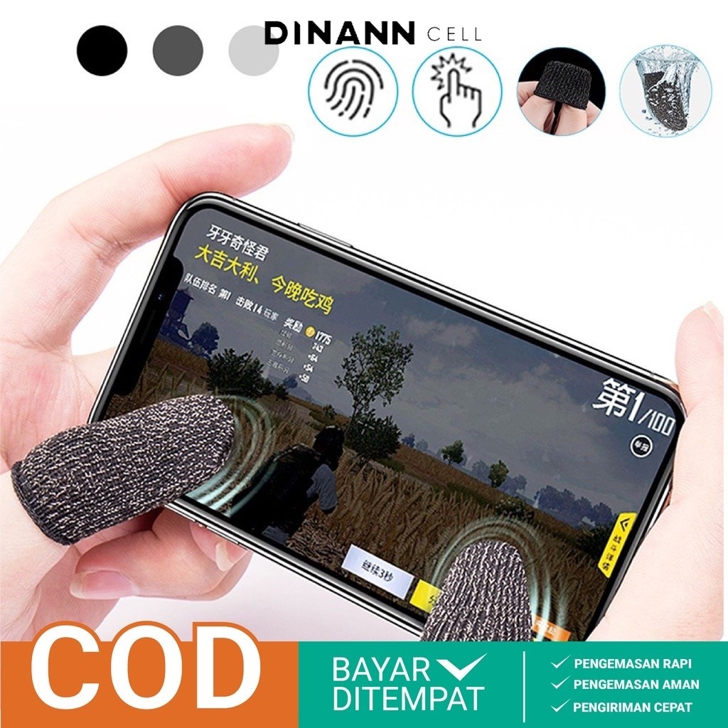 SARUNG TANGAN JEMPOL GAMING TELEFINGER ISI 2PCS - SARUNG JEMPOL GAMING