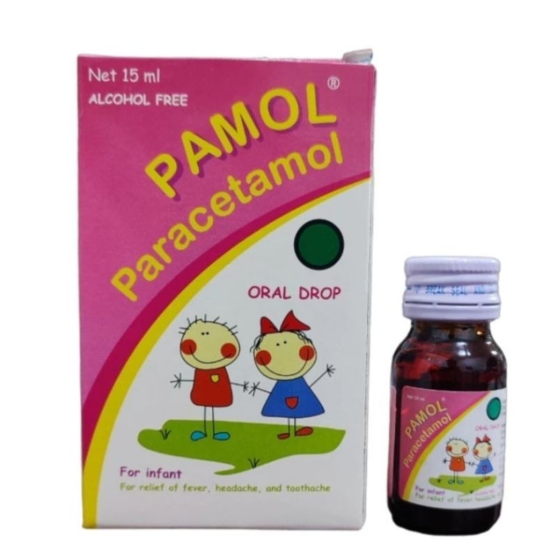 Pamol Drops 15mL | Pamol Drop | Pamol Sirup | Pamol Syrup | Pereda Demam | Penurun Panas | Obat Pere