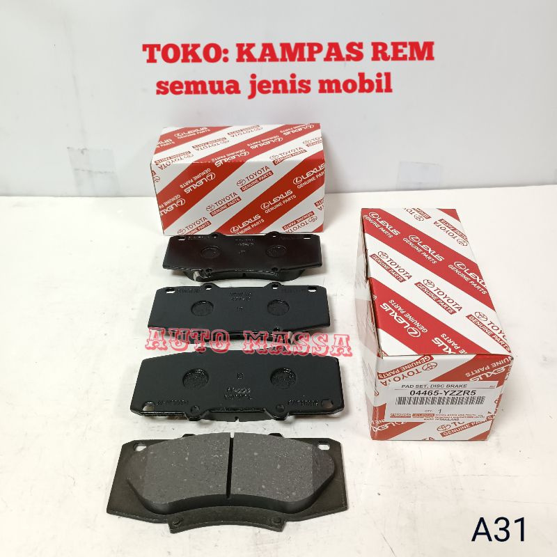 KAMPAS REM DEPAN FORTUNER TRD VNT BRAKE PAD FORTUNER TRD VNT