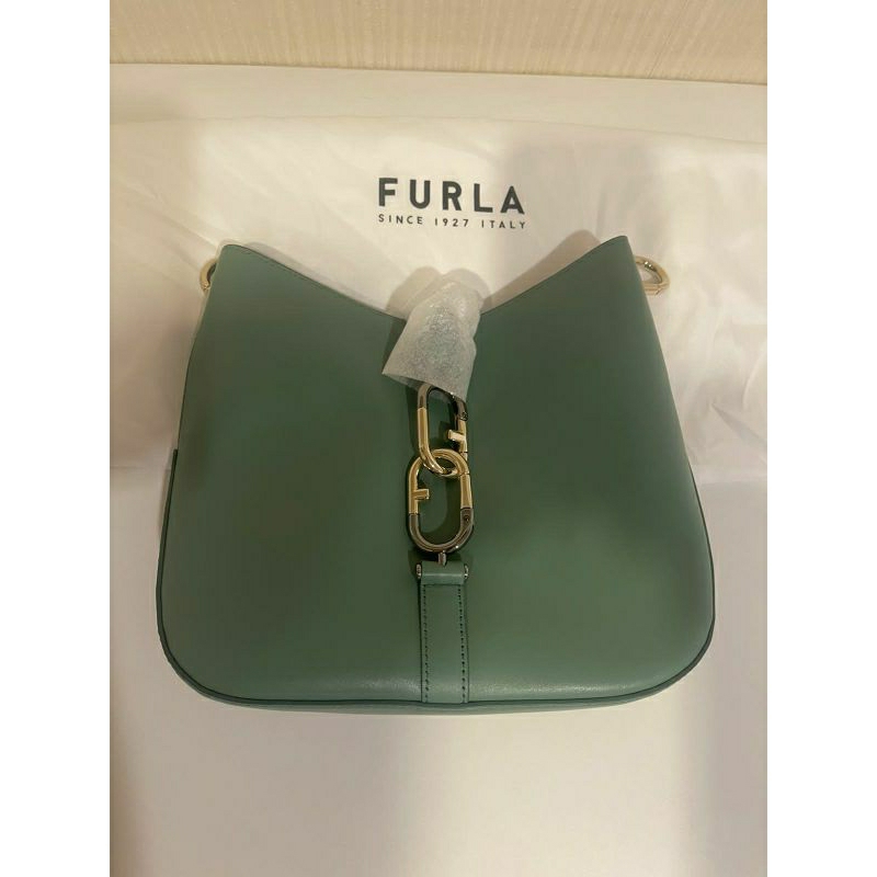 FURLA BAG GREEN - NEW - TAS WANITA