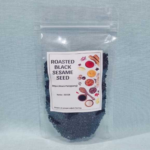

Wijen Hitam Panggang / Roasted Black Sesame Seed (50 gr)