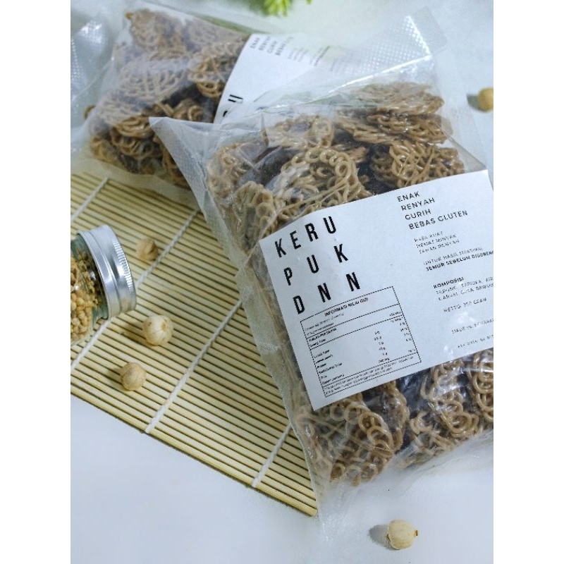 

Kerupuk mawar DNN (krecek) kemasan 500 gr original.