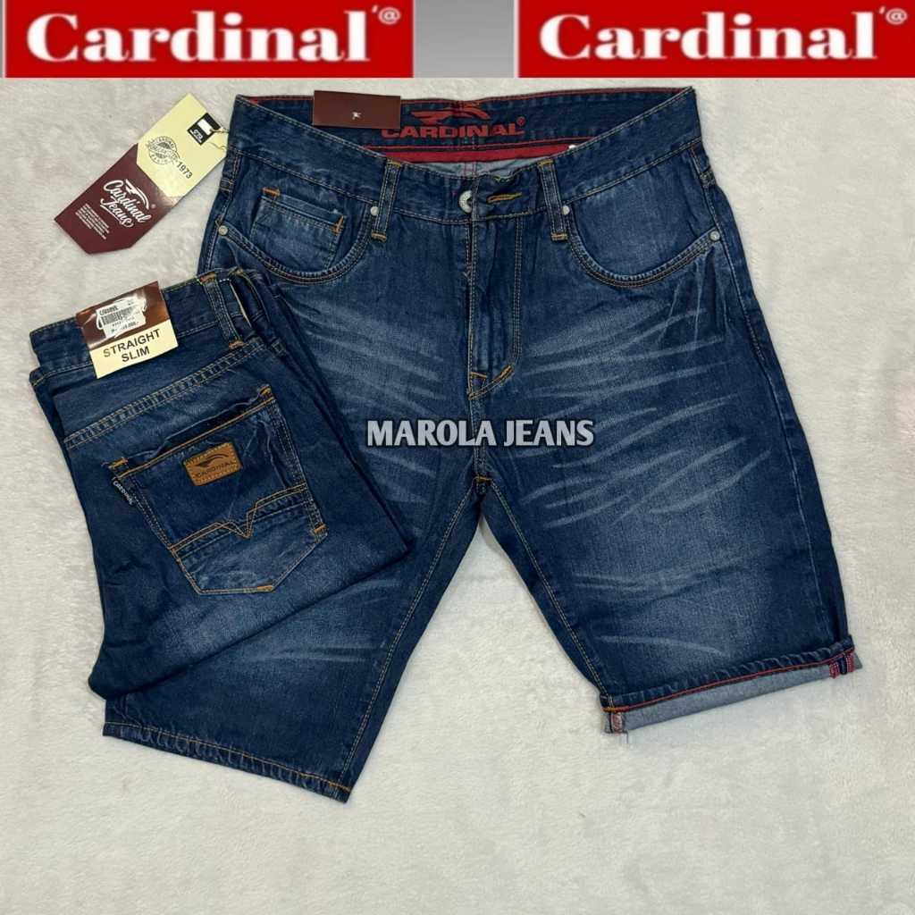 PROMO CELANA PENDEK CARDINAL CELANA  JEANS PENDEK PRIA TERLARIS BISA COD