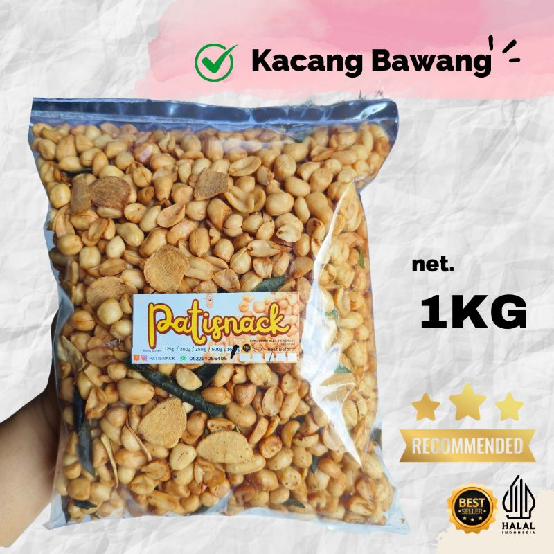 

FREE Bawang Goreng Extra Kacang Bawang / Kacang Goreng 1KG & 500gr ( Real taburan bawang goreng ) kacang tanah goreng bawang putih / plintis / kue kering kacang tanah kacang bali mede premium l