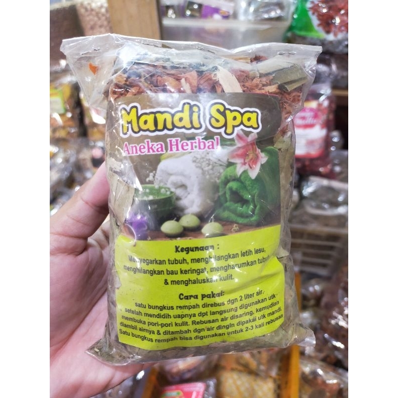 Spa mandi / rempah mandi herbal / rempah mandi uap / oukup / sauna / mandi uap / menghilangkan bau b