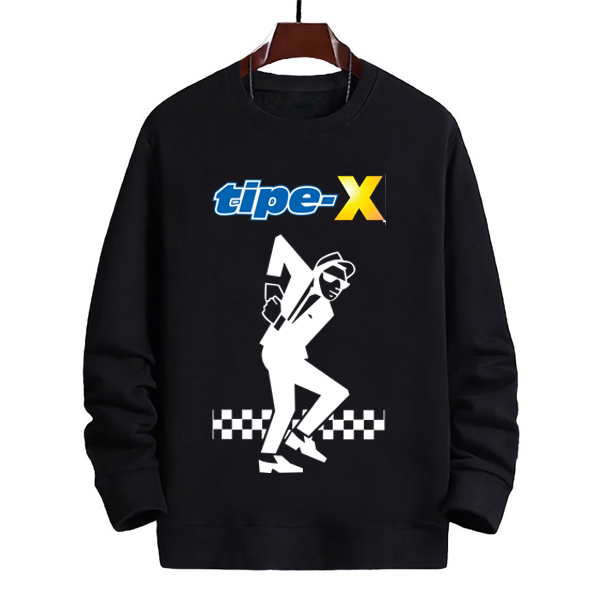 Sweater Tipe-X Band Ska Tipe X Crewneck Bahan Cotton Fleece