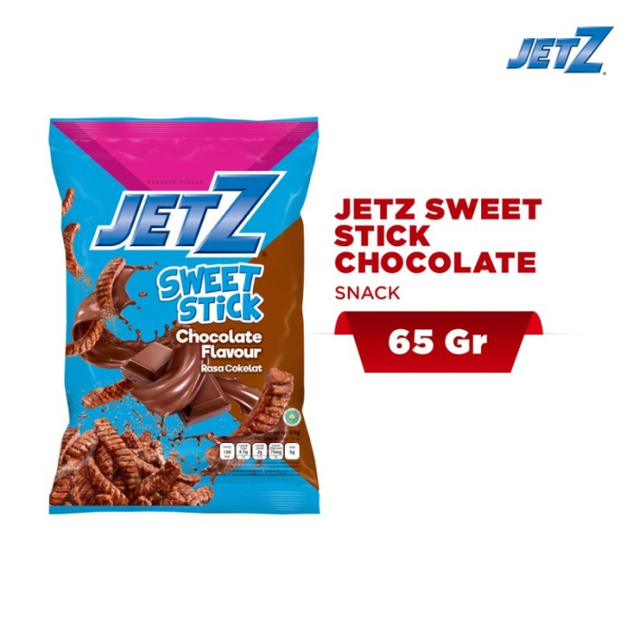 

Snack Jetz Sweet Stick Chocolate 65gr - Jetz Rasa Choco 65gr