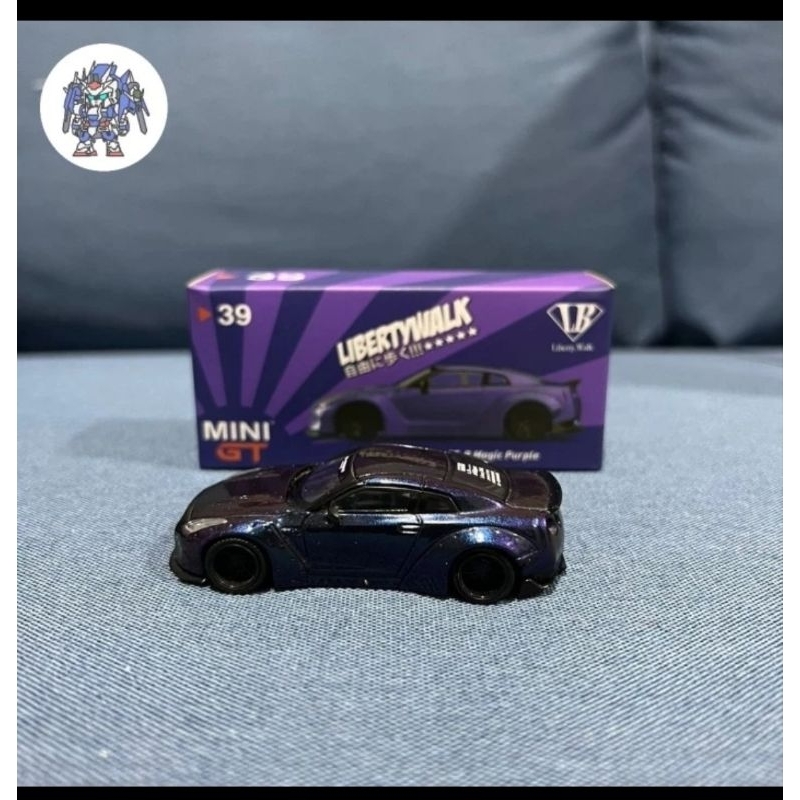 MINI GT 39 LB WORKS NISSAN GTR R35 MAGIC PURPLE LIBERTY WORKS NISSAN R 35