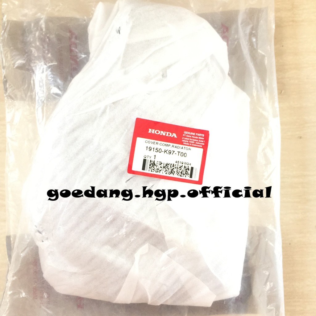 Cover Comp Radiator PCX 150 K97 ORIGINAL AHM 19150K97T00