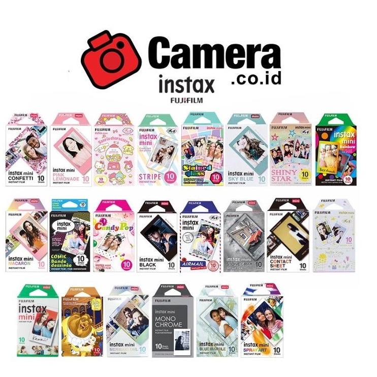 Tidak Diragukan FUJIFILM Instax Mini Paper Motif  Refill Instax  Isi Instax Mini  Instax Mini Film
