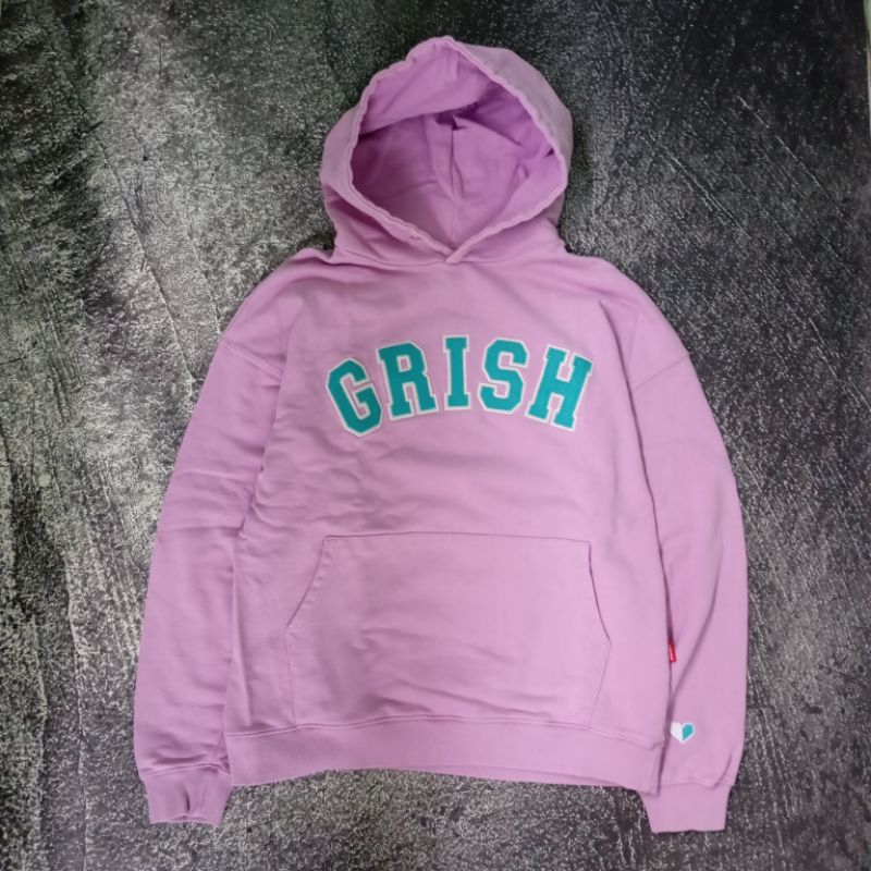 Grish Studio Pullover Hoodie Embroidered Logo