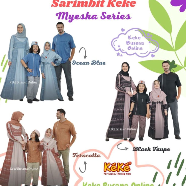Top Product  Sarimbit Keluarga Keke  Myesha Series  Kamily Series 8