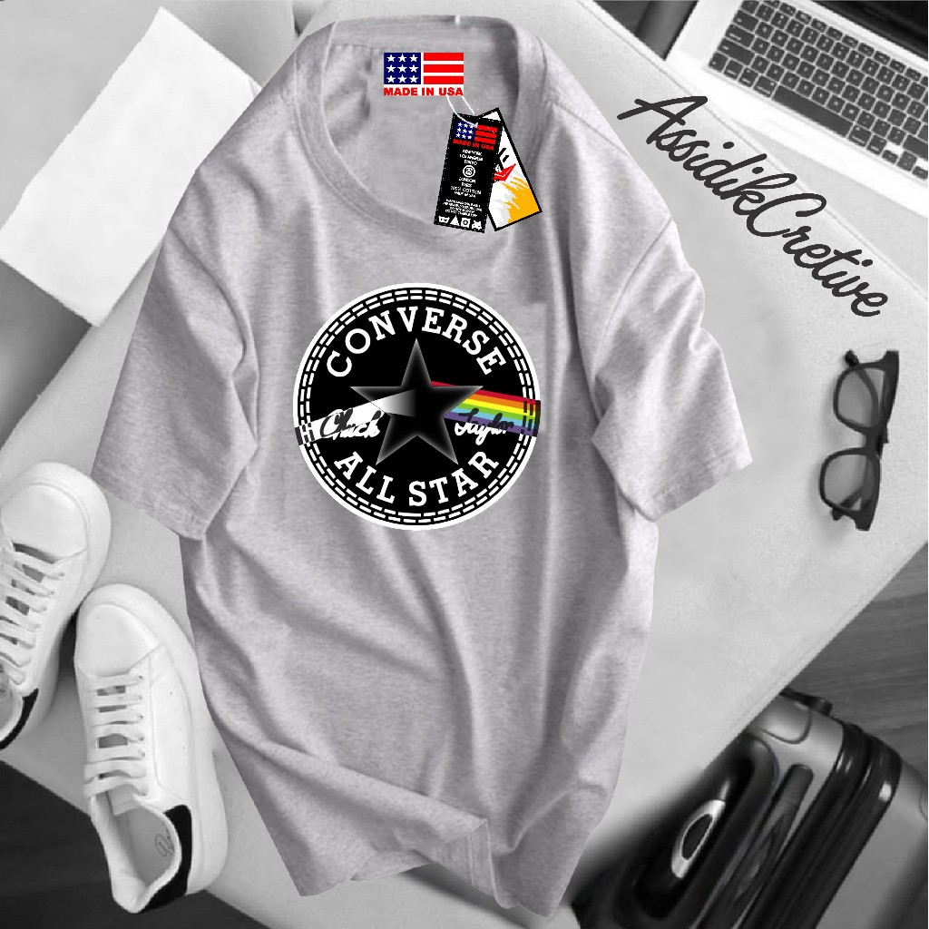 Kaos Converse Tag USA lengan Pendek unisex