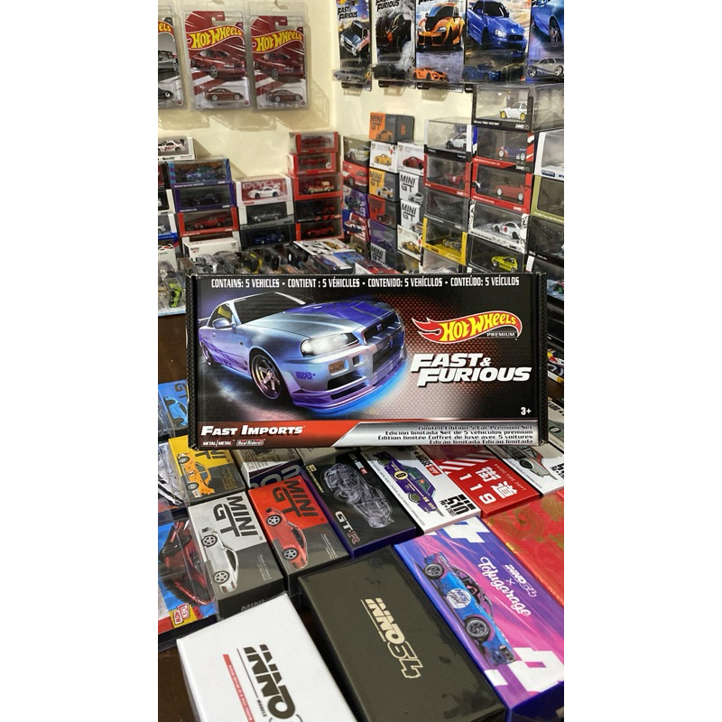 Hotwheels Premium Box Set Fast Imports Fast Furious