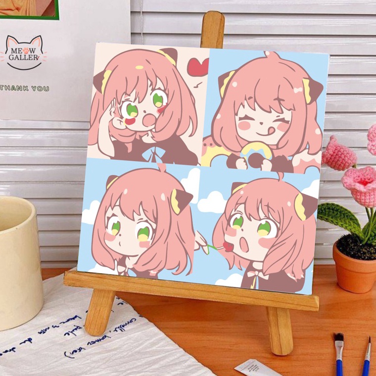 

Paint by Numbers KIT Spy x Family 2x2cm Painting KIT DIY ART F7N3