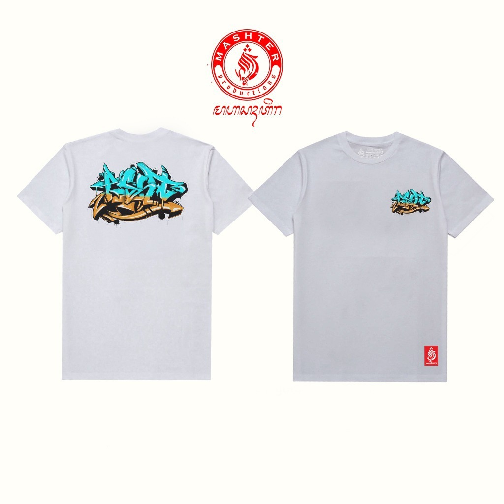 Kaos PSHT Grafiti Skate Putih FREE GELANG DAN STIKER