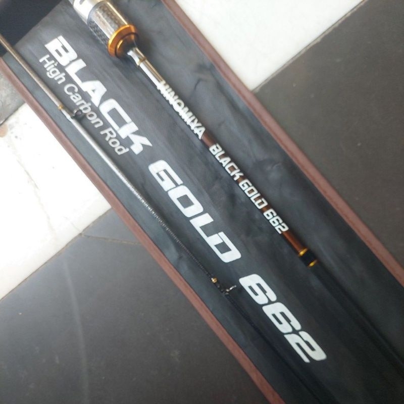 hinomiya BlackGold 662 BC UL3 - 6Lb/joran Carbon HINOMIYA  BLACK GOLD BC UL,