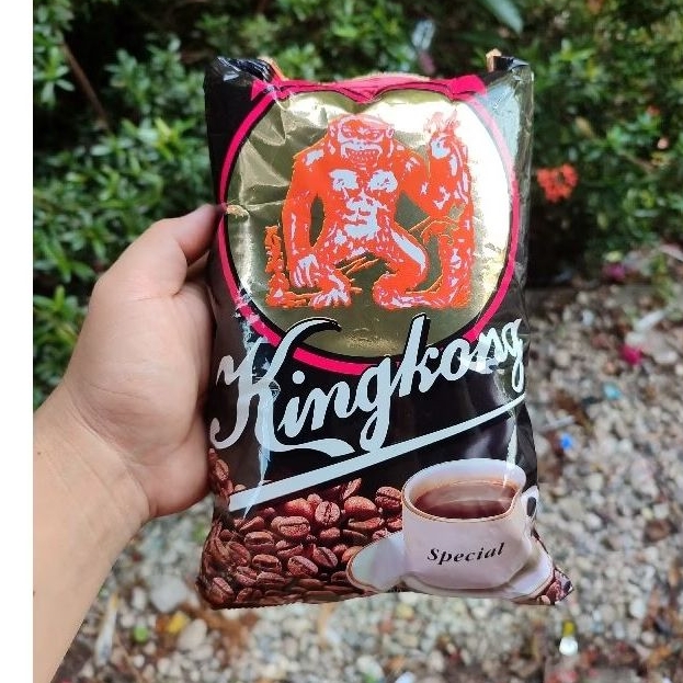 

Kopi kingkong kemasan hitam 400gram kopi khas bangka