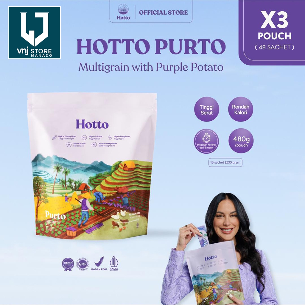 

MANADO Hotto Purto Paket Bundling LEBIH MURAH!! (100% Original) READY STOCK Exp 2026