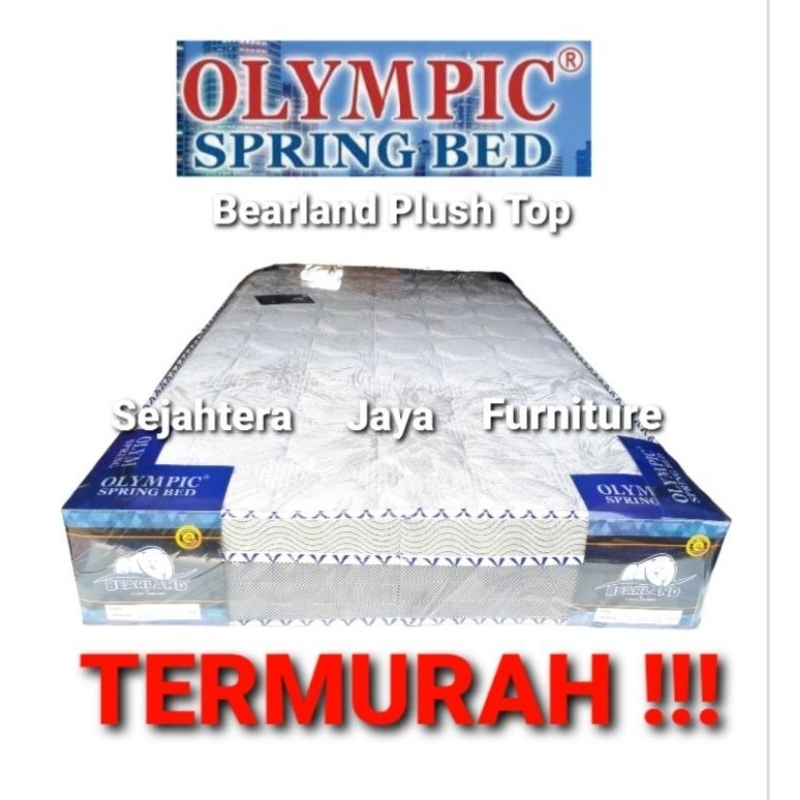 Springbed Olympic Plush Top Woodland 180x200 - KHUSUS JAWA TIMUR