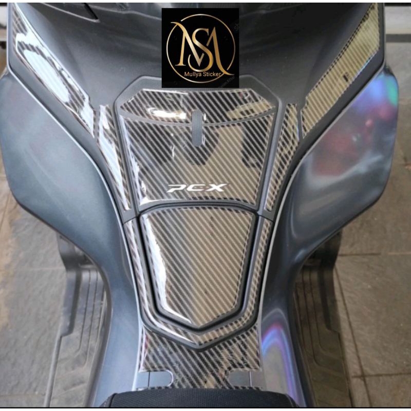 Tankpad PCX New 160 Hitam Carbon