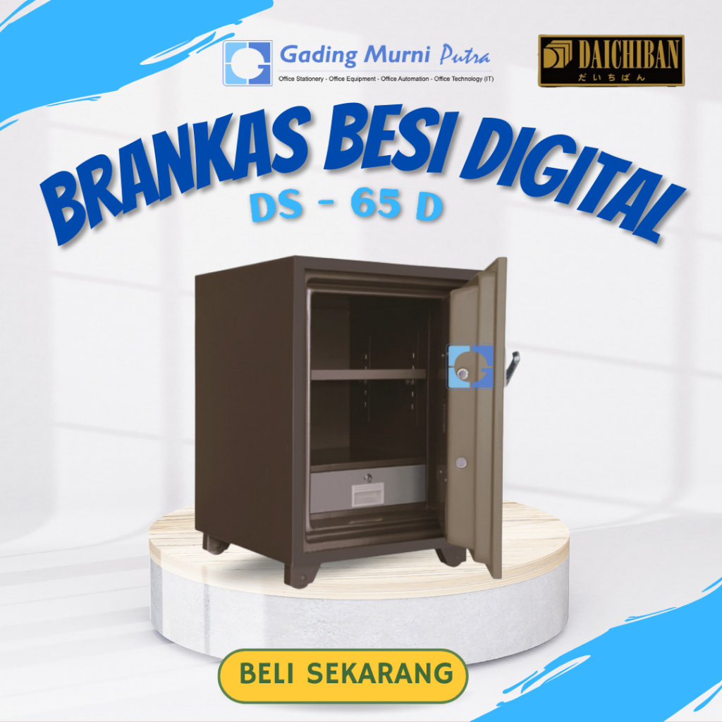 DAICHIBAN BRANKAS BESI DIGITAL LOCK FIREPROOF DS-65D