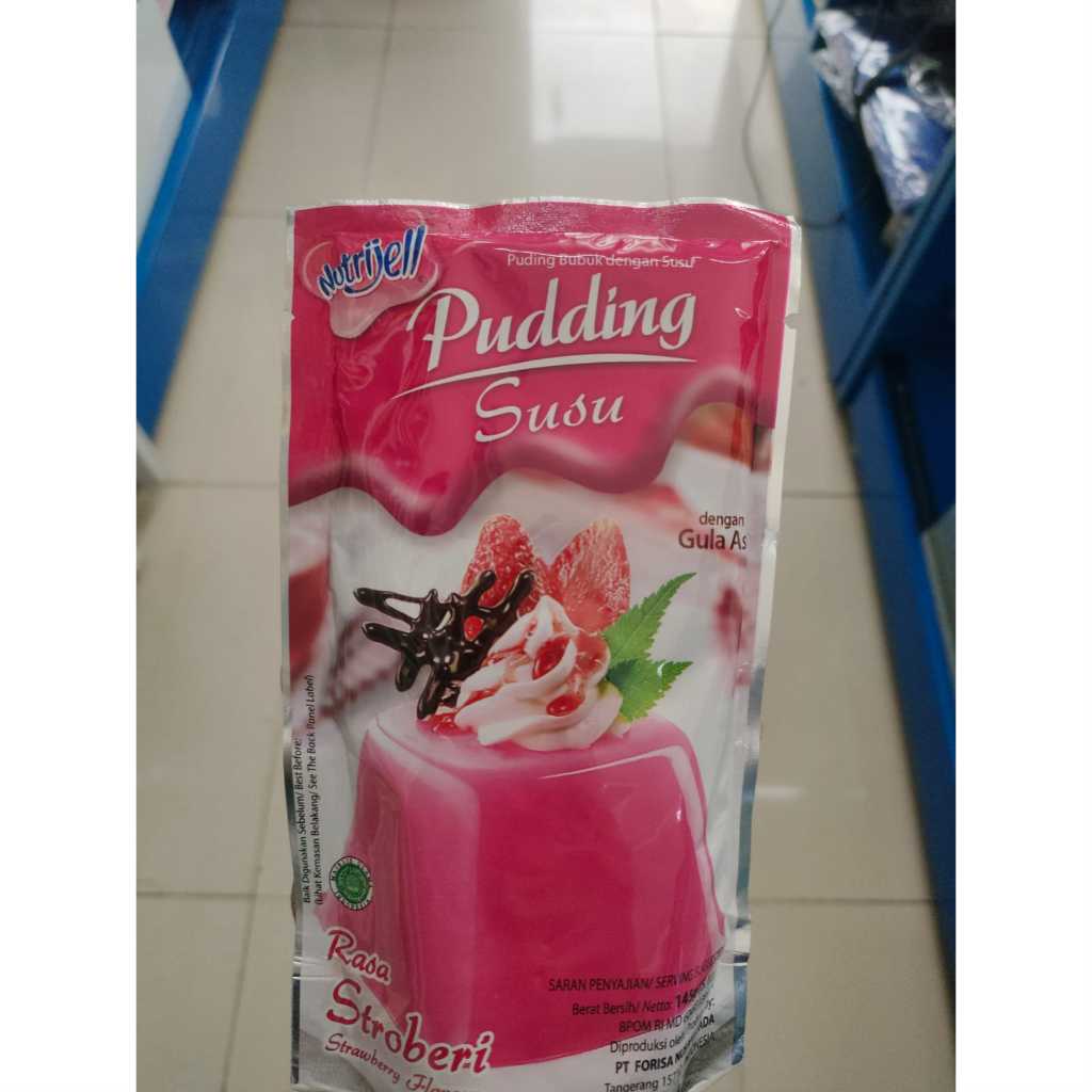 

Nutrijell pudding susu strawberry 145g