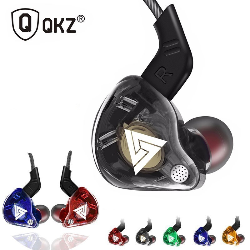 Headset QKZ AK6 Pro Earphone IEM SUPER BASS gratis ongkir