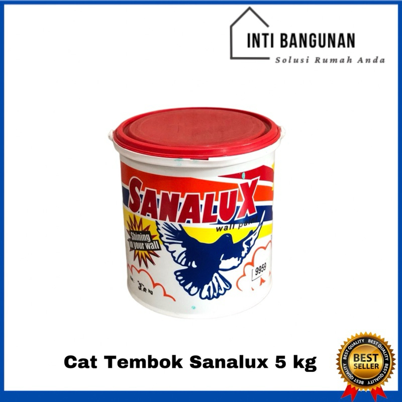 Cat Tembok / Dinding Sanalux 5kg 3.6kg Cet Air
